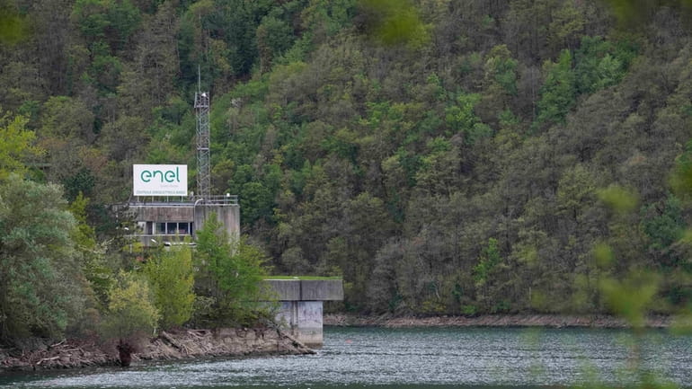A view of the Enel Green Power hydroelectric plant at...