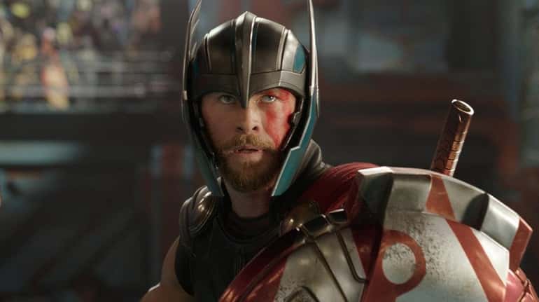 Chris Hemsworth plays the title superhero in "Thor: Ragnarok," coming...