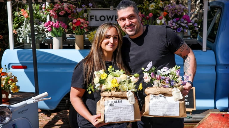 Jaclyn Rutigliano and Marc Iervolino married co-founders of Hometown Flower...
