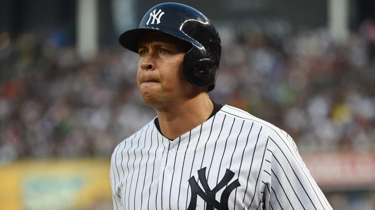 New York Yankees designated hitter Alex Rodriguez returns to the...