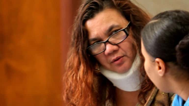 Aurea Cruz leaves Nassau court after testifying in her son's...