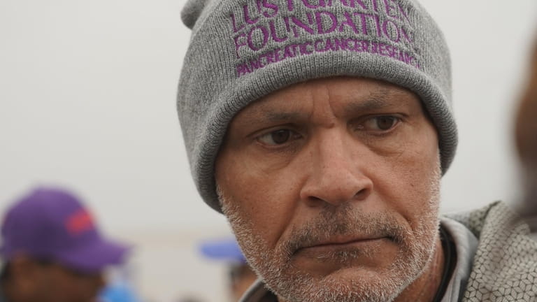 Pancreatic cancer survivor Luis Vargas, 63, of New Hyde Park,...