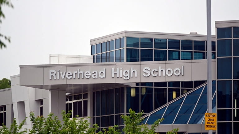 Students were held in place at Riverhead High School on...