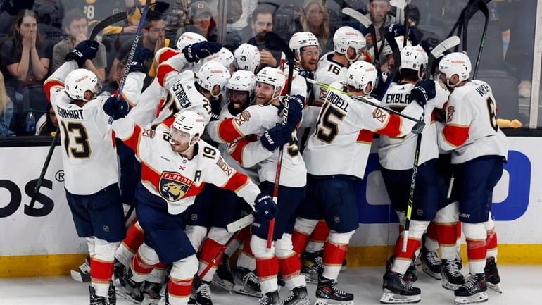 The Florida Panthers' shocking elimination of the record-setting Bruins meant...