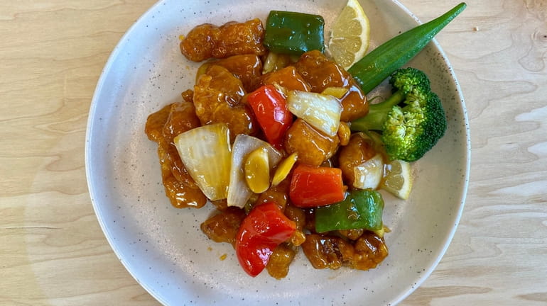 Sweet-and-sour pork belly at JIA in Port Washington.