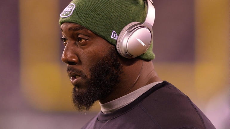 Jets defensive end Muhammad Wilkerson before a game against the...