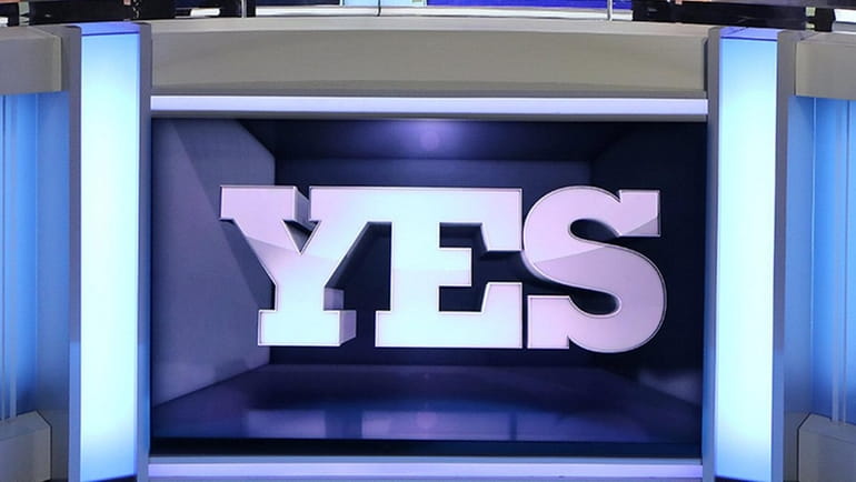 The YES Network studio during coverage of a Yankees game.