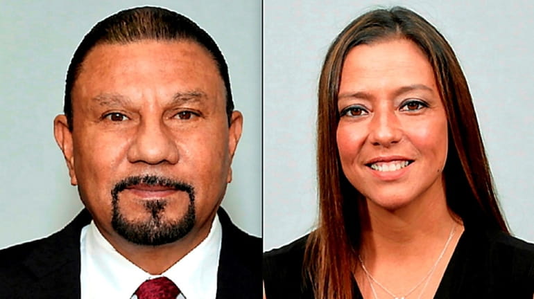 Philip Ramos and Monica Martinez, Democratic candidates for State Senate District...
