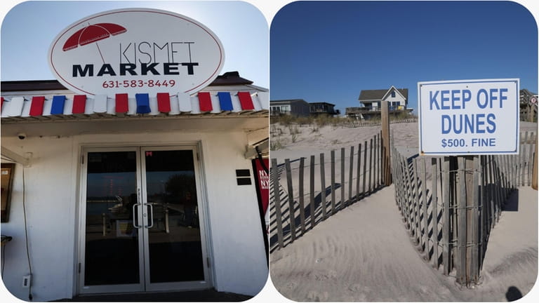 The Kismet Market and Kismet Beach.