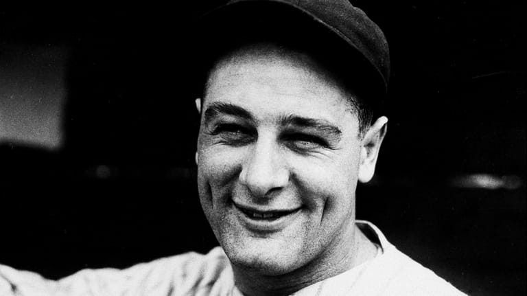 Lou Gehrig at Yankee Stadium on June 12, 1923.