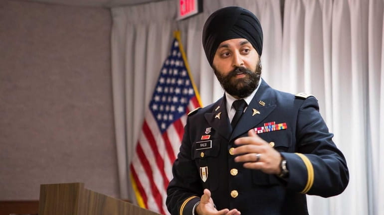 Major Kamal Singh Kalsi spent seven months in Afghanistan in...