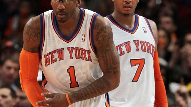 With so much money tied up in Amar'e Stoudemire, Carmelo...