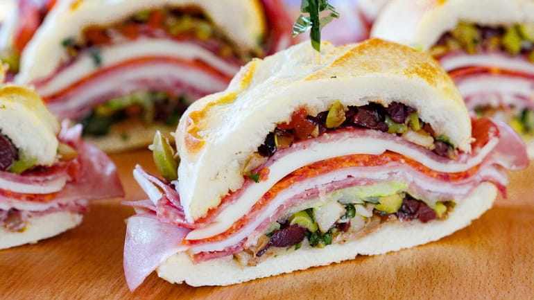 This New Orleans style game day sandwich is made with...