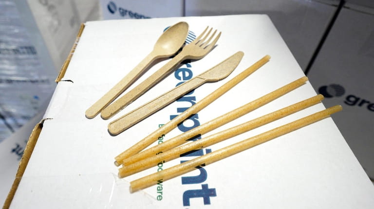 ReptheUS, in Rockville Centre, distributes disposable and biodegradable cutlery and...