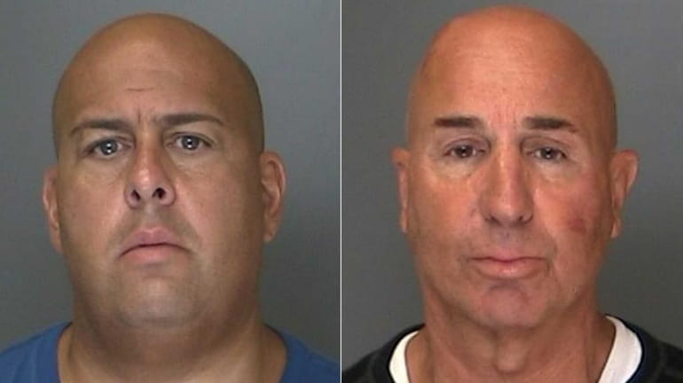 Frank DeJohn, 44, of Yonkers, left, and Salvatore Maiolo, 64,...