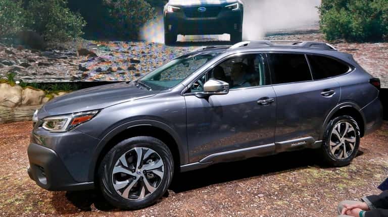 The 2020 Subaru Outback Touring is presented at the 2019...
