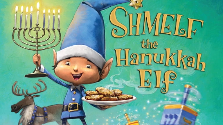 "Shmelf the Hanukkah Elf" book, recommended for ages 3 to 6,...