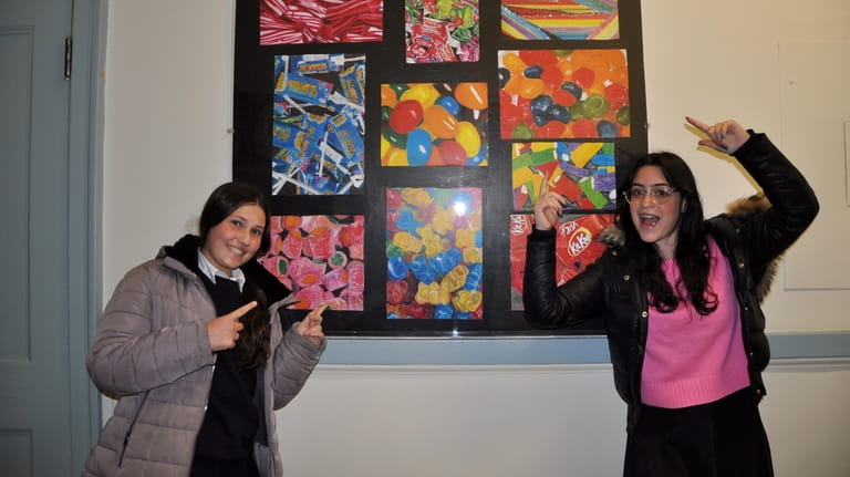 The hallways of Woodmere Education Center recently featured the artwork...