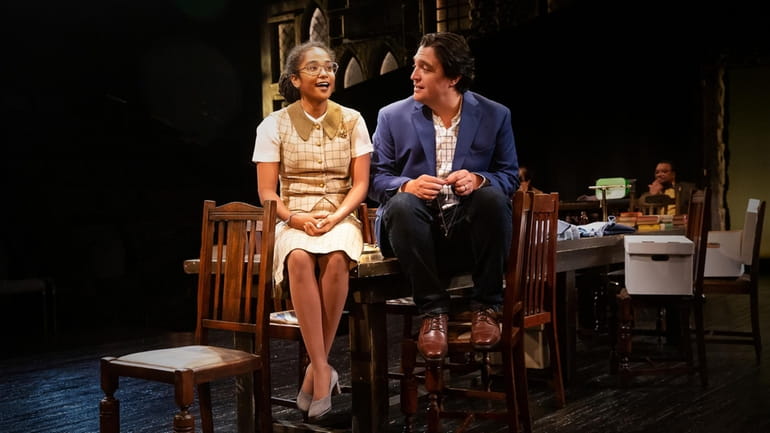 This image released by the Alley Theatre shows Christopher Salazar,...