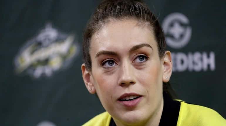 Seattle Storm's Breanna Stewart is helping to raise awareness of...