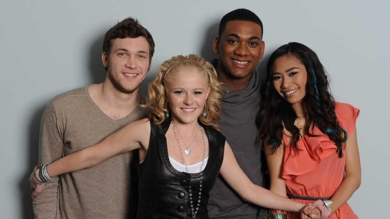 "American Idol" - The Final 4: from left, Phillip Phillips,...