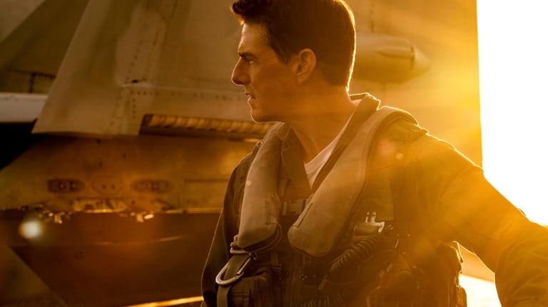 Tom Cruise plays Capt. Pete "Maverick" Mitchell in "Top Gun:...
