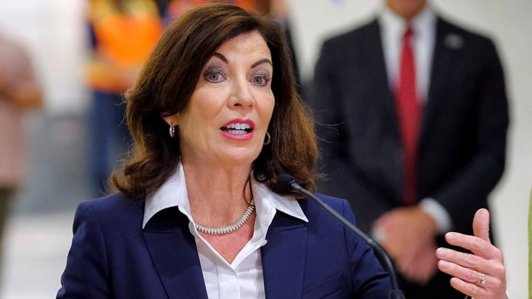 Gov. Kathy Hochul, on Penn Station: "Today, rather than a...