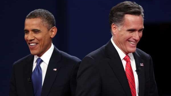 President Barack Obama and Mitt Romney. (Getty Images)