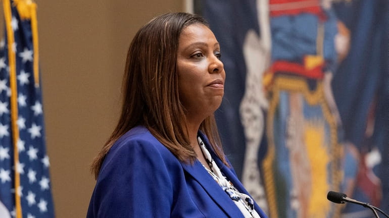New York State Attorney General Letitia James. 