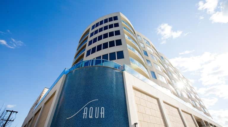 The exterior of Aqua on the Ocean in Long Beach...