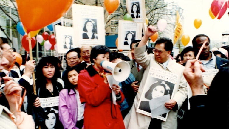 New York's Asian American community rallied in support of Kaity Tong...