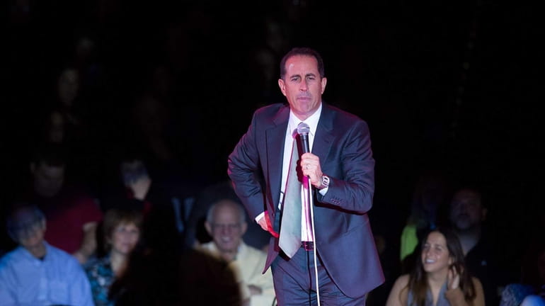 Comedian Jerry Seinfeld performs at the NYCB Theatre in Westbury....