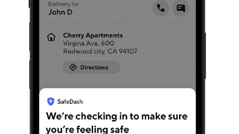 The DoorDash app has added several new features to safeguard its drivers.