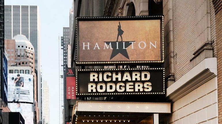 Officials with the Broadway production of "Hamilton" said the show...