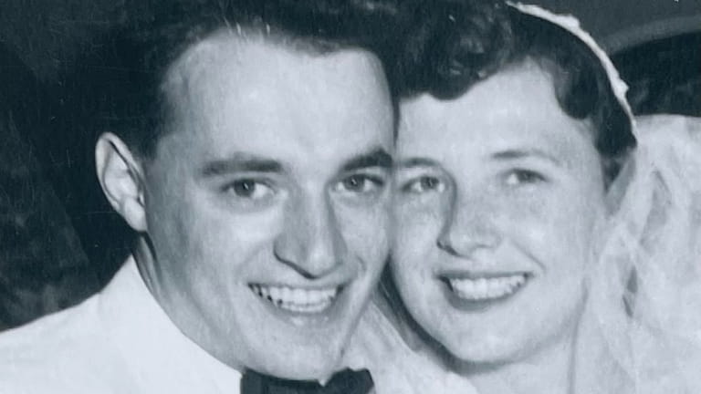 The couple was married in 1954.