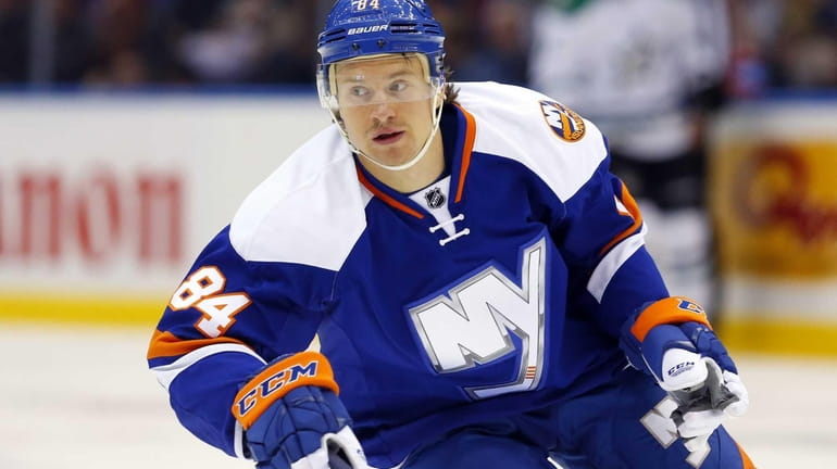 Mikhail Grabovski #84 of the New York Islanders skates in...