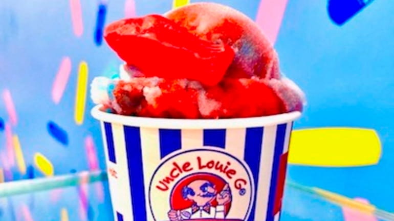 Nassau County's first location of Uncle Louie G's Italian Ices...