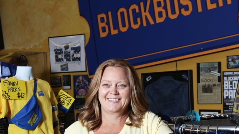 Sandi Harding, general manager of the world’s only remaining Blockbuster...