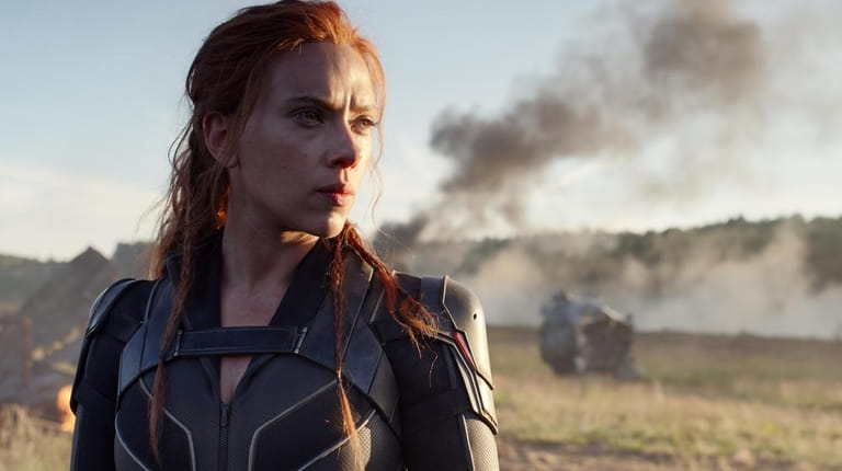Scarlett Johansson stars in "Black Widow," which is scheduled to kick...