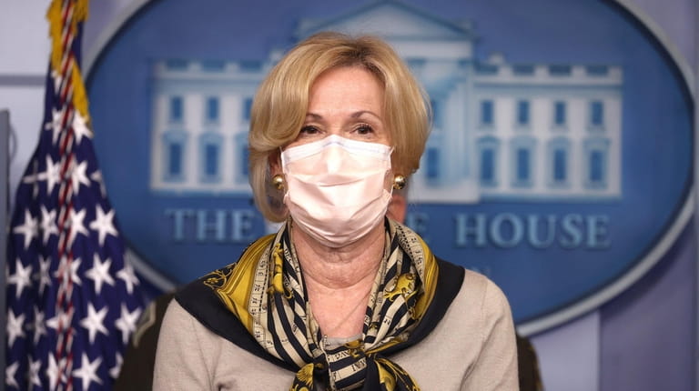 White House coronavirus task force coordinator Dr. Deborah Birx speaks...