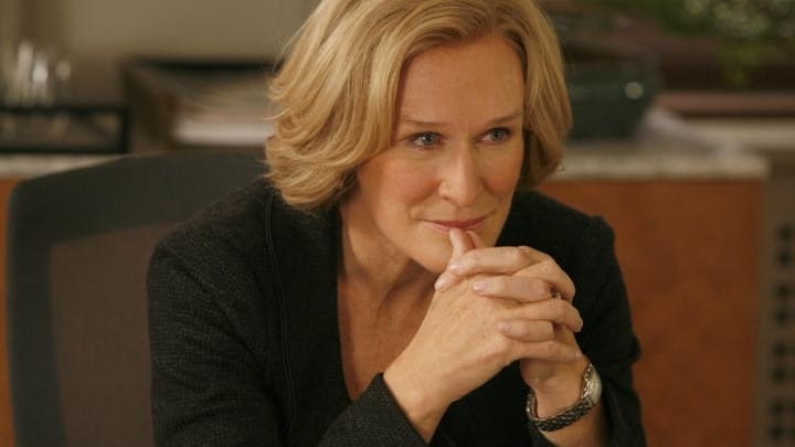 "Damages" on FX Networks. Glenn Close is pictured.