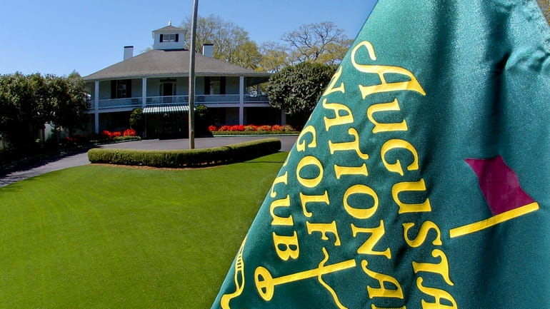 he clubhouse of the Augusta National Golf Club in Augusta,...