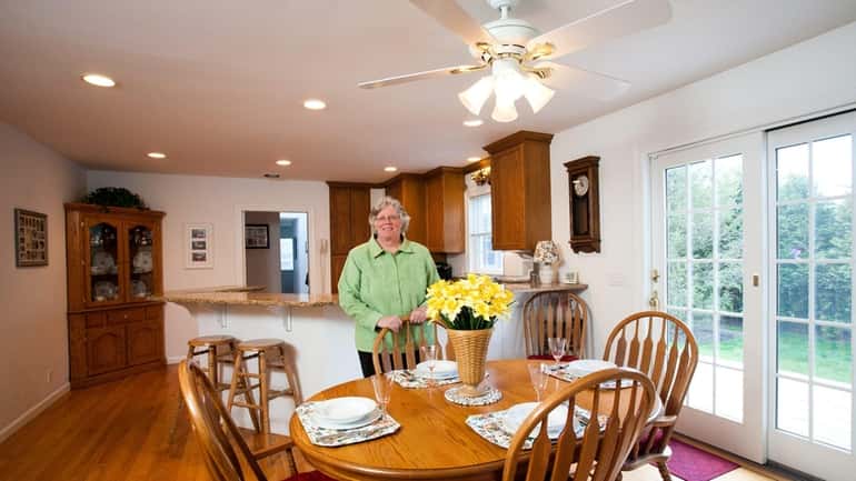 Gale Edwards is downsizing from her three-bedroom Bellport home. (April...