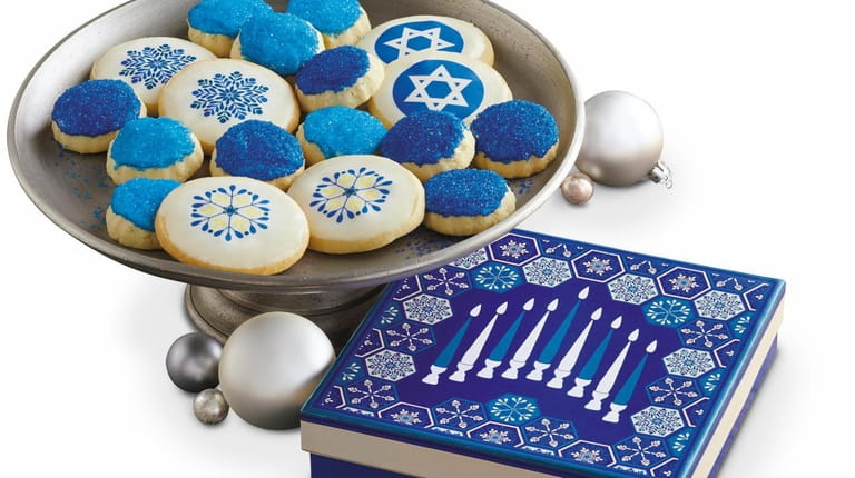 This Harry & David Hanukkah cookie box is a great...