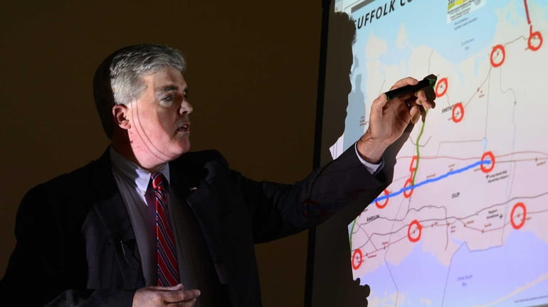 Suffolk County Executive Steve Bellone unveils his "Connect Long Island:...