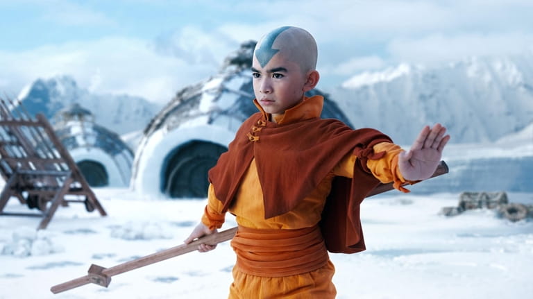 Gordon Cormier as Aang in  Netflix's "Avatar: The Last Airbender."