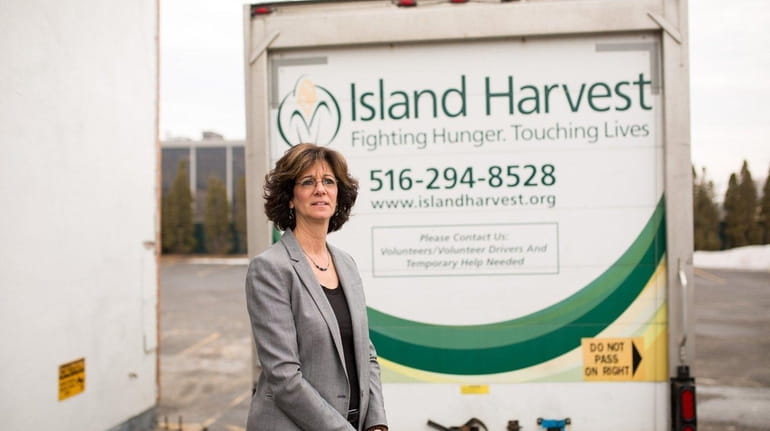Randi Shubin Dresner, president and CEO of Island Harvest, at...