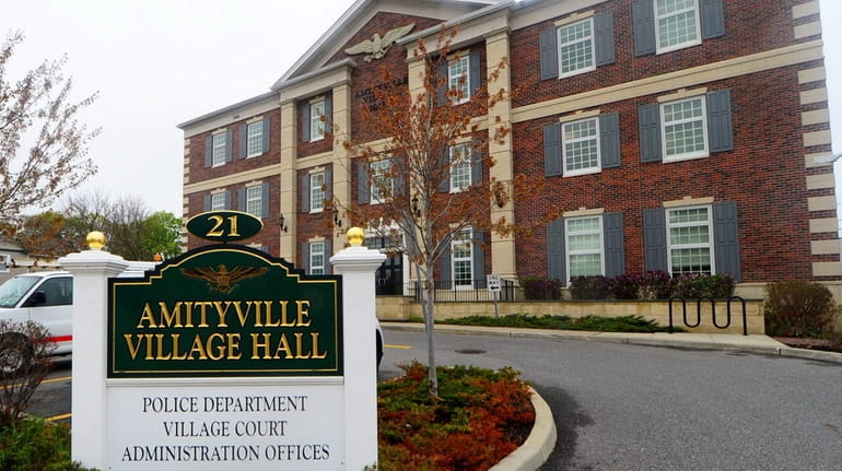 Amityville Village Hall at 21 Ireland Place in Amityville in...