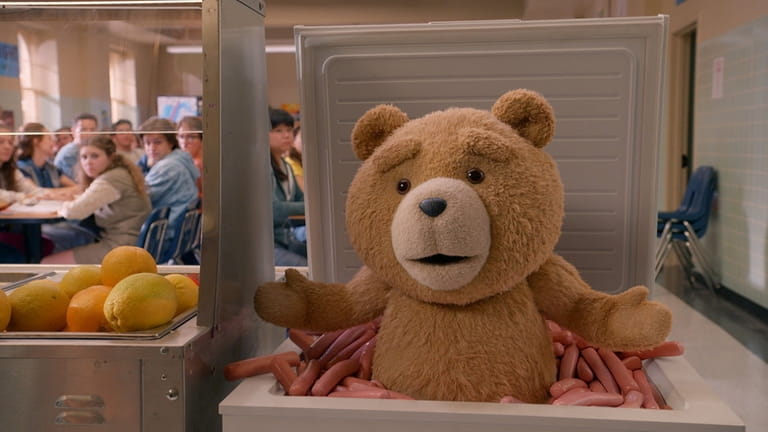 Seth MacFarlane voices Ted.