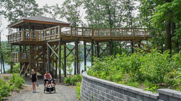 A new overlook at Hempstead Lake State Park in West Hempstead.